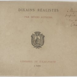 Dixains réalistes par divers auteurs