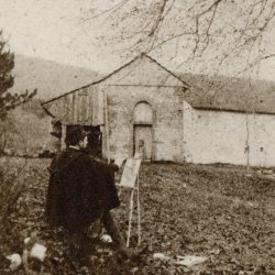 Germain Nouveau peignant à Remiremont