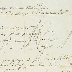 Lettre à Ernest Delahaye