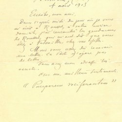 Lettre à Eusèbe Manuel