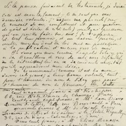 Lettre à son cousin Léopold Silvy et « Testament d'Alger »