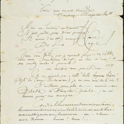 Lettre à Ernest Delahaye