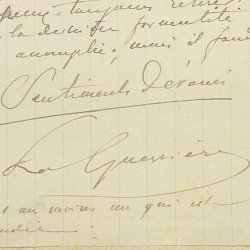 Lettre à Ernest Delahaye