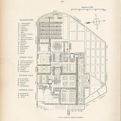 Plan de masse de l'hospice de Bicêtre