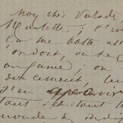 Lettre à Léon Valade