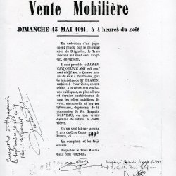 Vente de la succession mobilière de Germain Nouveau