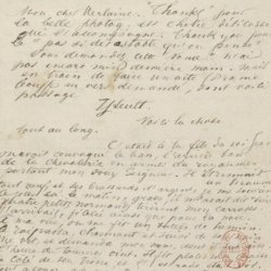 Lettre à Paul Verlaine