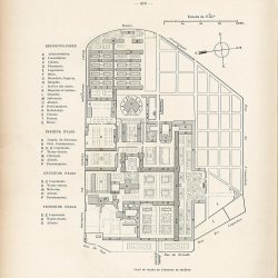 Plan de masse de l'hospice de Bicêtre