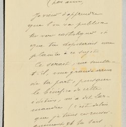 Lettre à Germain Nouveau