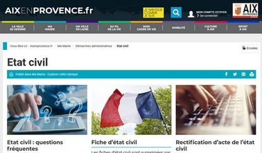 Demande D Actes D Etat Civil Cite Du Livre D Aix En Provence